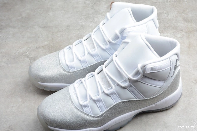 Metallic Jordan 11 AR0715-100 SilverVast Air Grey White WMNS 0416